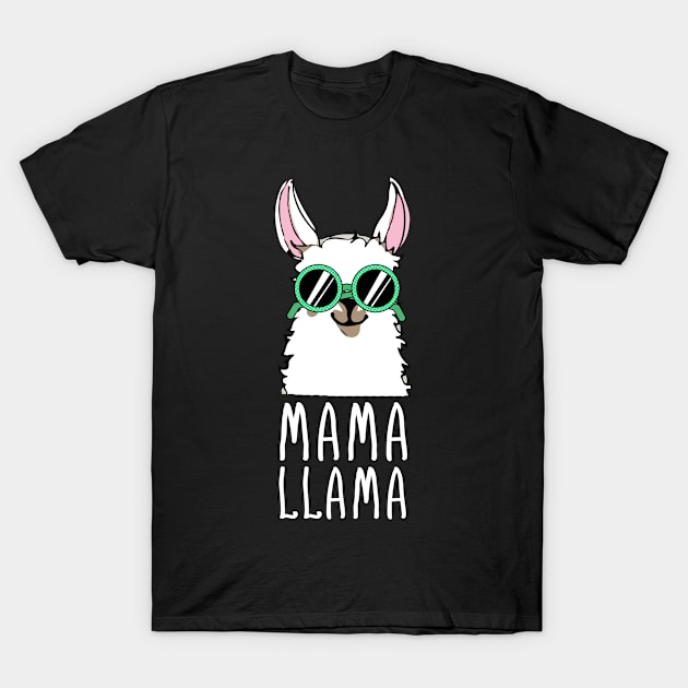 Mama llama cute mom T-Shirt by KittleAmandass